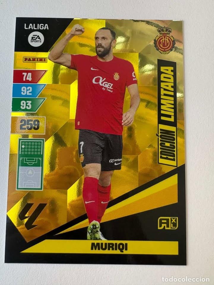 Fu&szlig;ball-Sticker: Muriqi Mallorca Edici&oacute;n Limitada Adrenalyn 2023-24