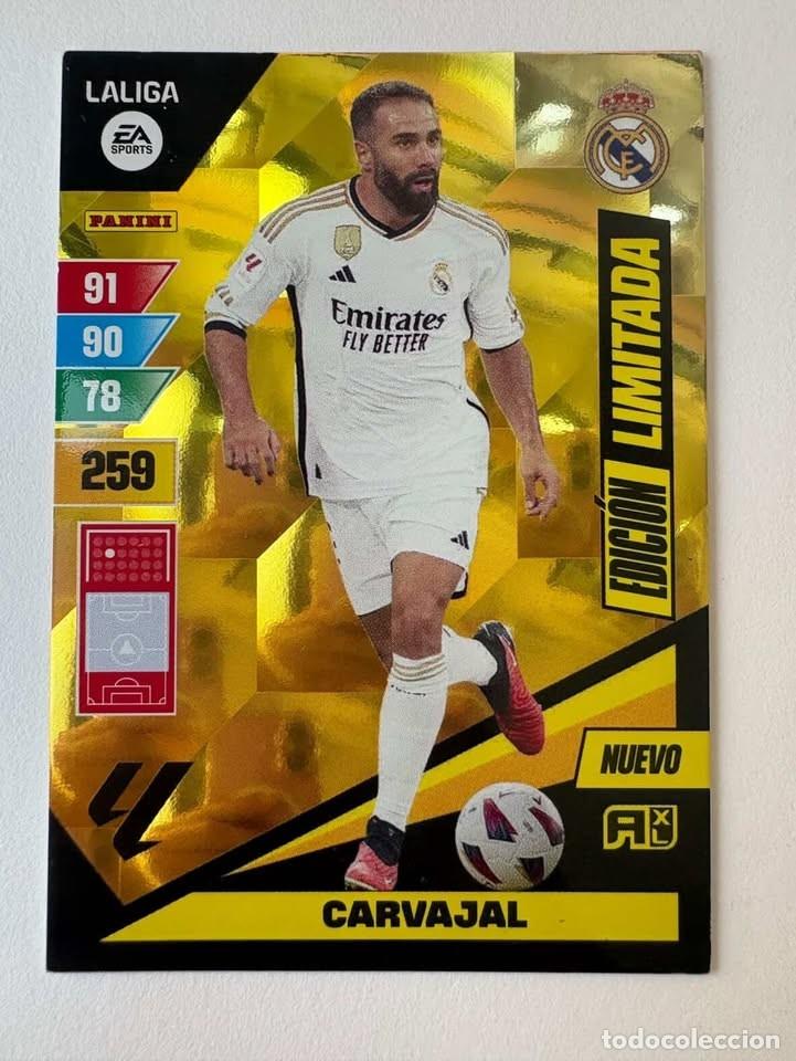 Fu&szlig;ball-Sticker: Carvajal Real Madrid Edici&oacute;n Limitada Adrenalyn 2023-24