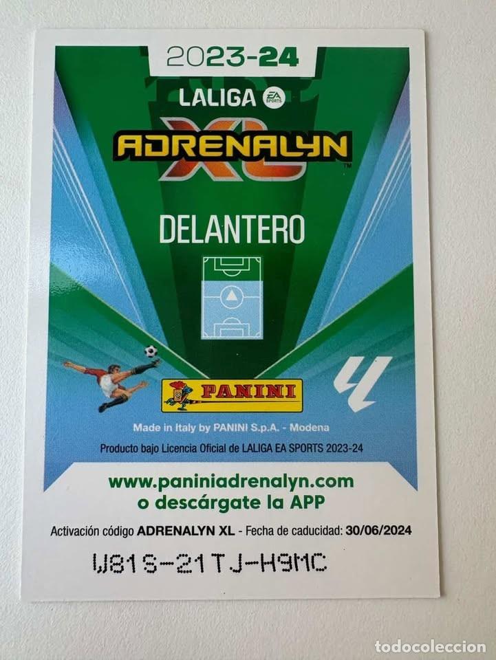 Cromos de f&uacute;tbol: Raphinha Bar&ccedil;a Edici&oacute;n Limitada Adrenalyn 2023-24 - Foto 2