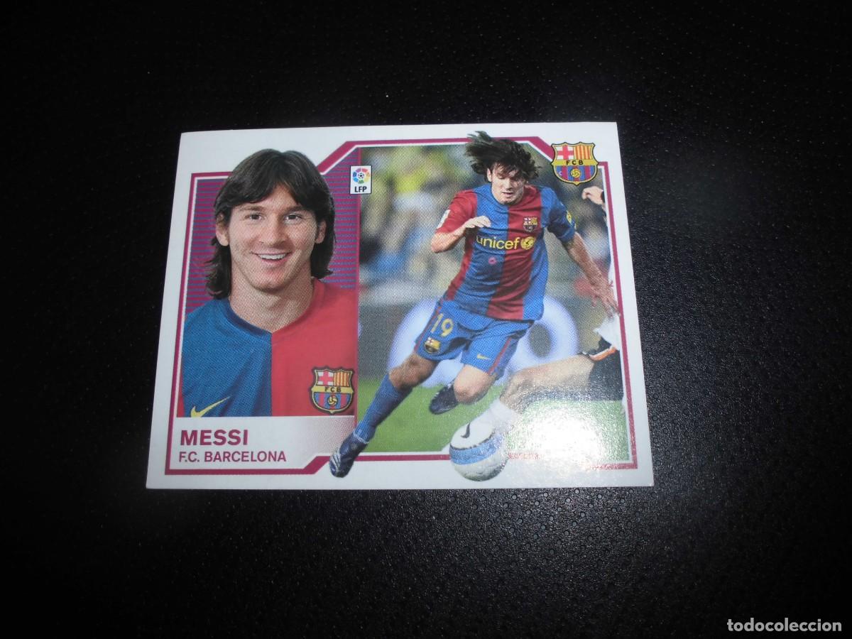 Fu&szlig;ball-Sticker: CROMOS FUTBOL: MESSI - F.C. BARCELONA - ESTE LIGA 2007 - 2008. 07 - 08. SIN PEGAR.
