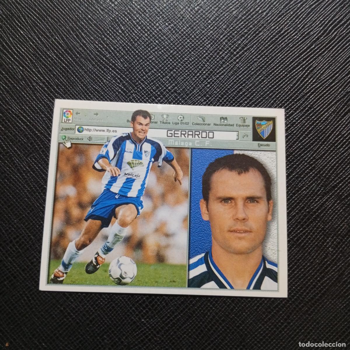 Fu&szlig;ball-Sticker: GERARDO MALAGA ESTE 2001 2002 CROMO FUTBOL 01 02 LIGA - SIN PEGAR - A68 PG19