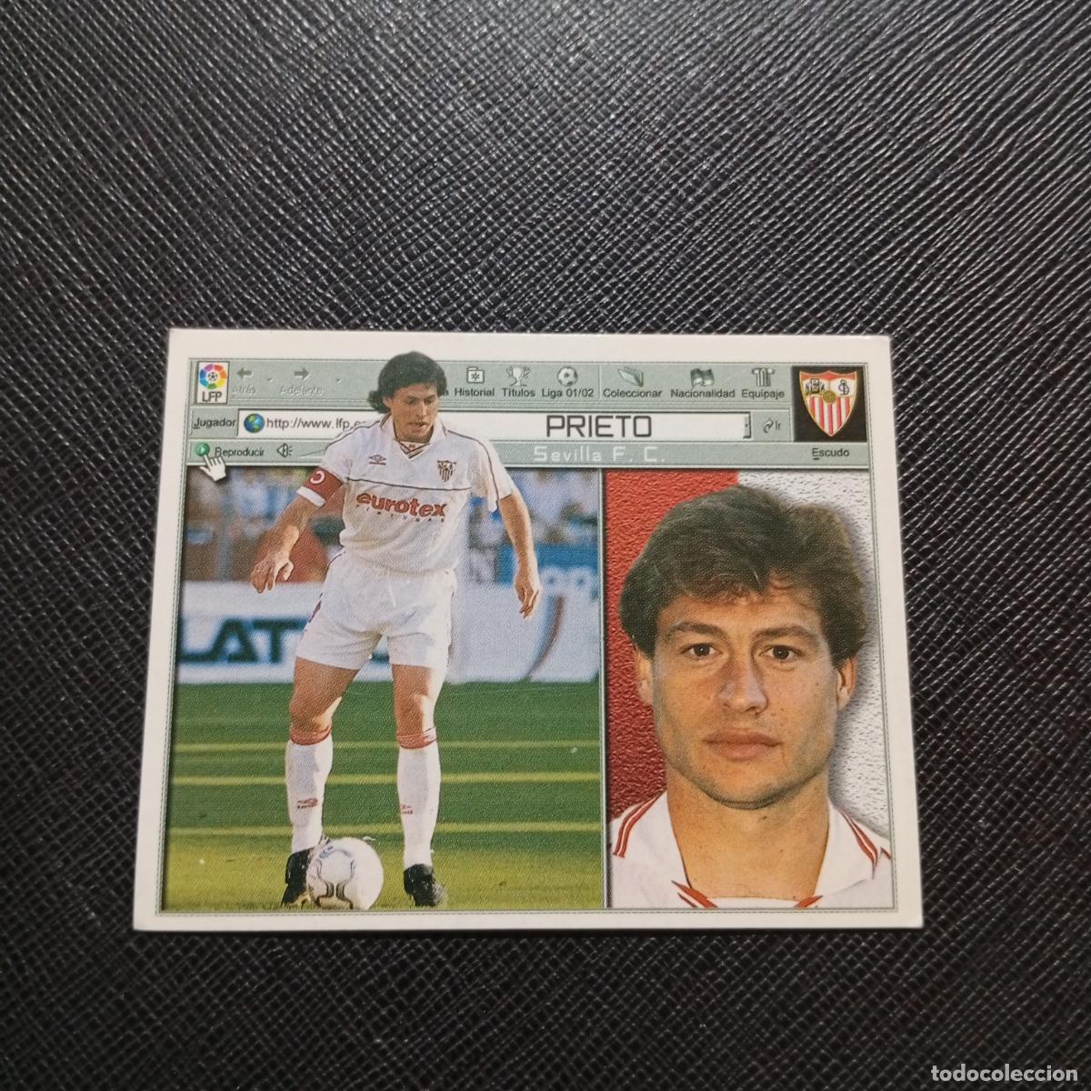 Cromos de f&uacute;tbol: PRIETO SEVILLA ESTE 2001 2002 CROMO FUTBOL 01 02 LIGA - SIN PEGAR - A68 PG19