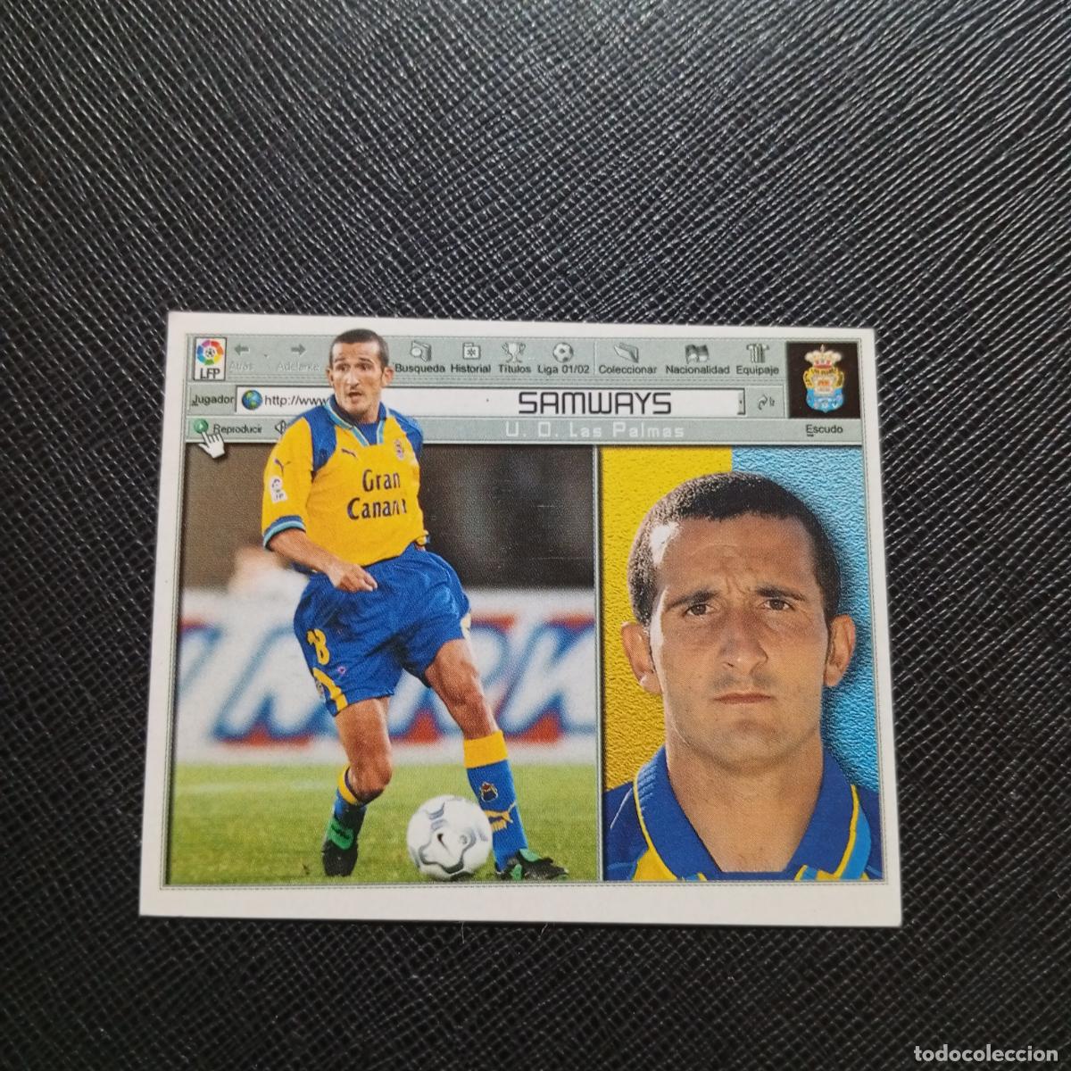 Cromos de f&uacute;tbol: SAMWAYS LAS PALMAS ESTE 2001 2002 CROMO FUTBOL 01 02 LIGA - SIN PEGAR - A68 PG28