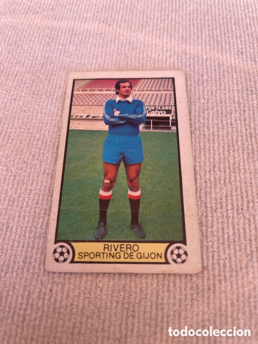Cromos de f&uacute;tbol: LIGA 79-80 Este RIVERO SPORTING DE GIJ&Oacute;N Nuevo