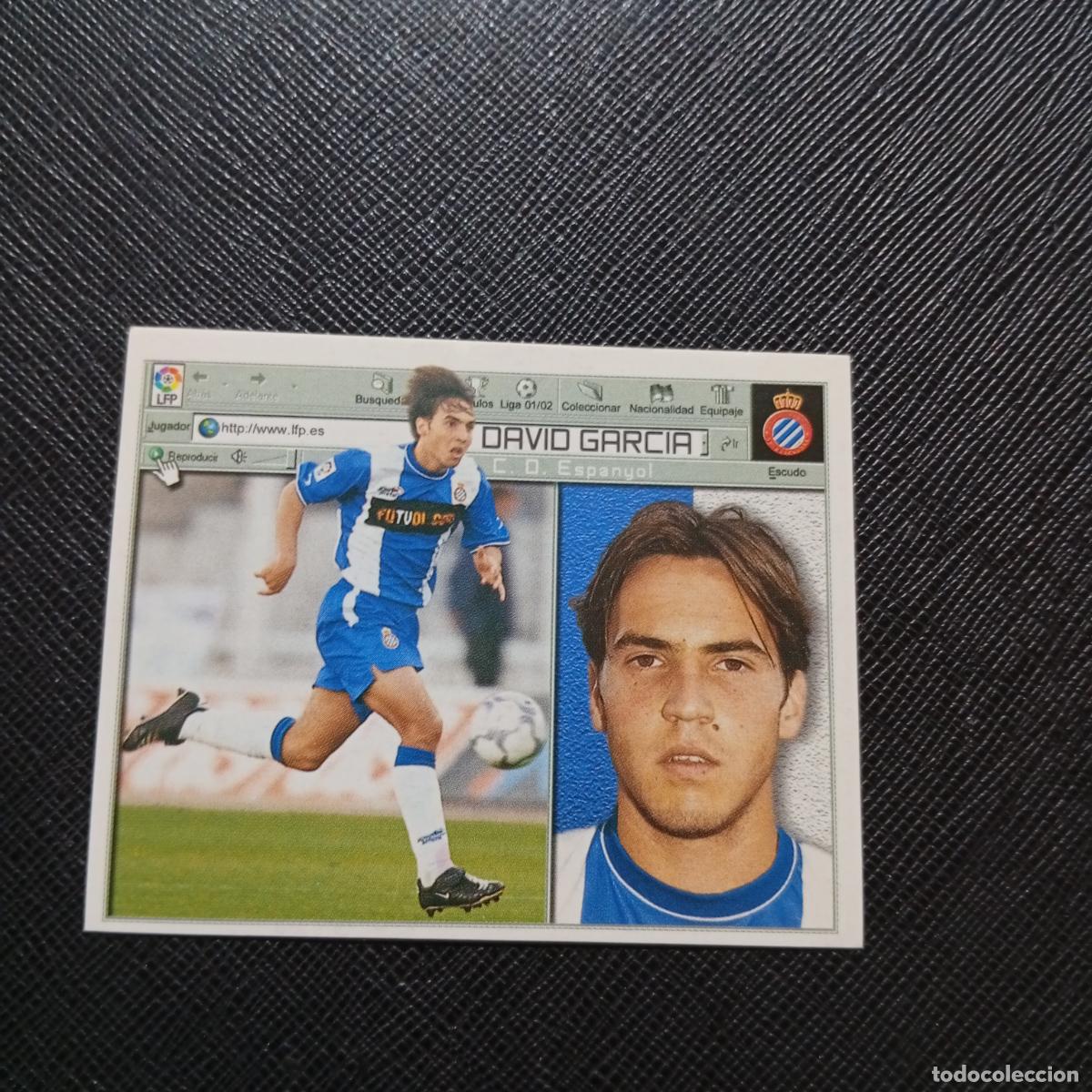 Cromos de f&uacute;tbol: DAVID GARCIA ESPA&Ntilde;OL ESTE 2001 2002 CROMO FUTBOL 01 02 LIGA - SIN PEGAR - A68 PG28