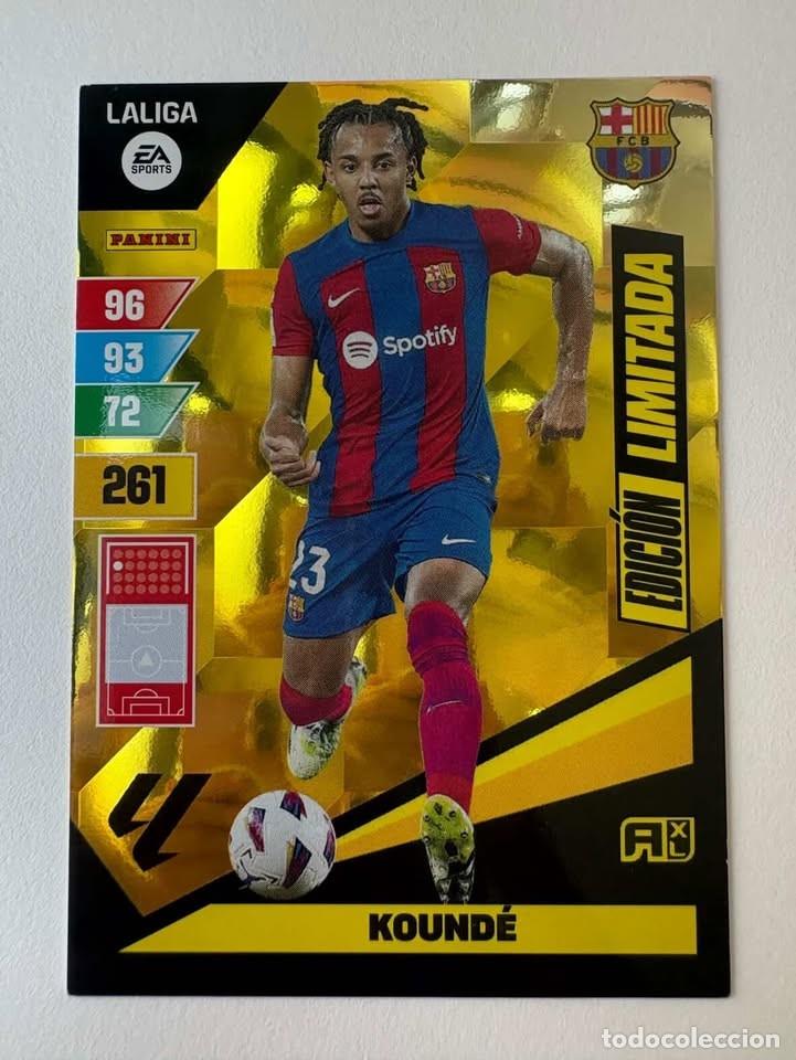 Cromos de f&uacute;tbol: Kound&eacute; Bar&ccedil;a Edici&oacute;n Limitada Adrenalyn 2023-24
