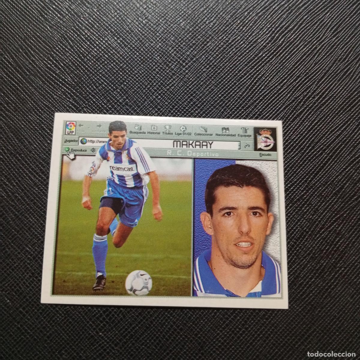 Cromos de f&uacute;tbol: MAKAAY DEPORTIVO ESTE 2001 2002 CROMO FUTBOL 01 02 LIGA - SIN PEGAR - A68 PG46