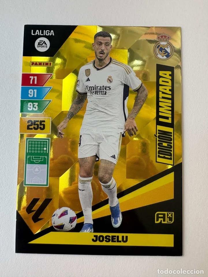 Cromos de f&uacute;tbol: Joselu Real Madrid Edici&oacute;n Limitada Adrenalyn 2023-24