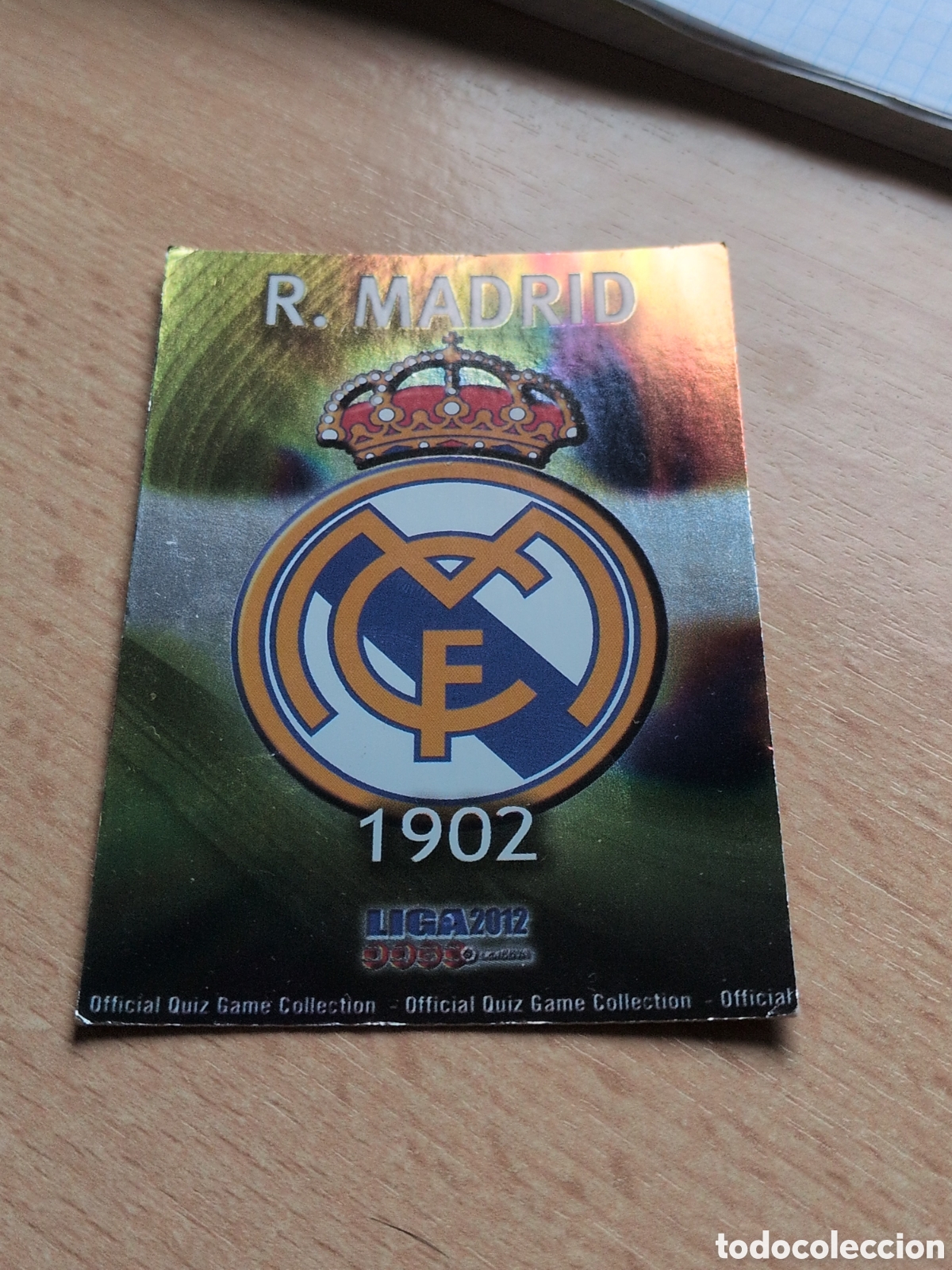 Figurine di Calcio: Escudo brillante Real Madrid N&deg; 28 Mundicromo