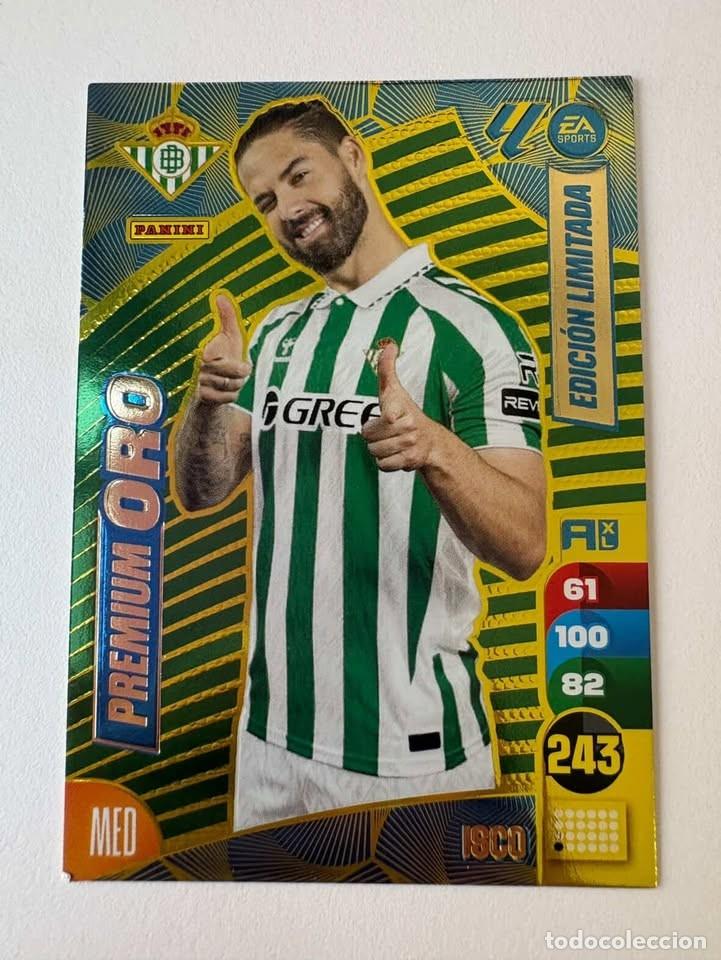 Figurine di Calcio: Isco Betis Premium Oro Edici&oacute;n Limitada Adrenalyn 2024-25