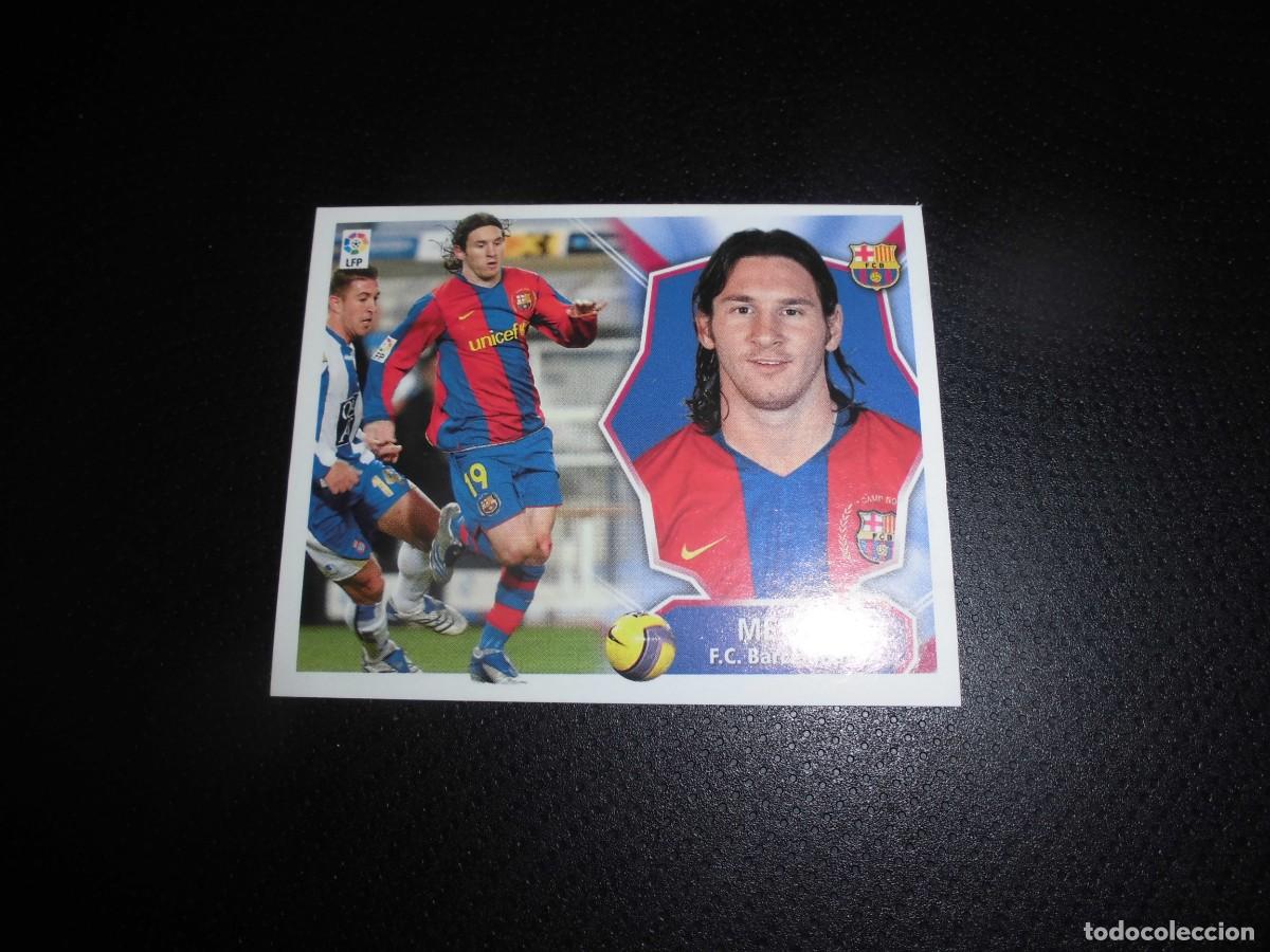 Fu&szlig;ball-Sticker: CROMOS FUTBOL: MESSI - F.C. BARCELONA - ESTE LIGA 2008 - 2009. 08 - 09. SIN PEGAR.