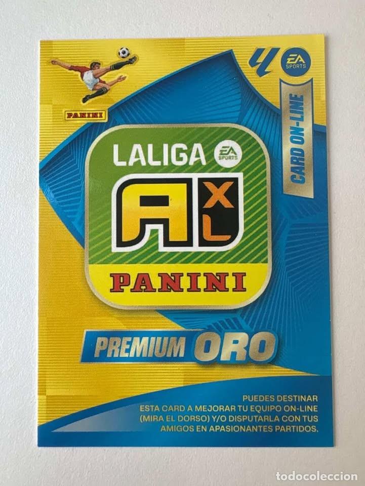 Football Stickers: Card On-Line Premium Oro Adrenalyn 2024-25