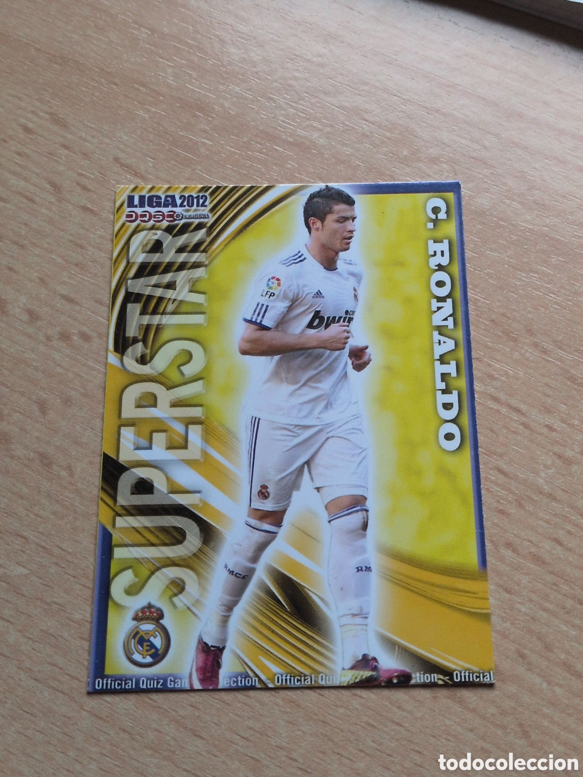 Football Stickers: Cristiano Ronaldo Superstar Real Madrid N&uacute;mero 53 Mundicromo