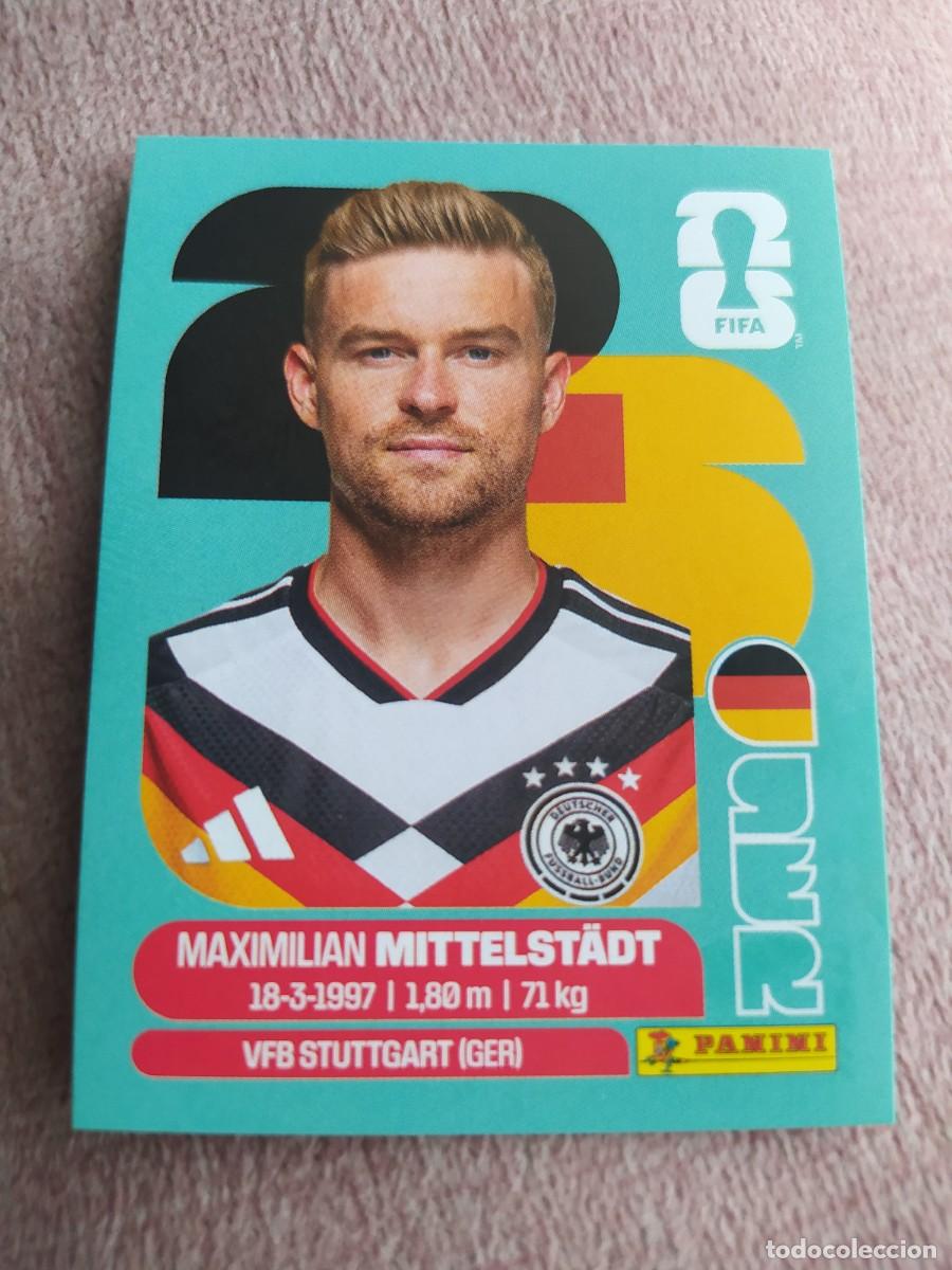Football Stickers: GER 09 GER9 Maximilian MITTELSTADT 9 Alemania Mundial 2026 Panini