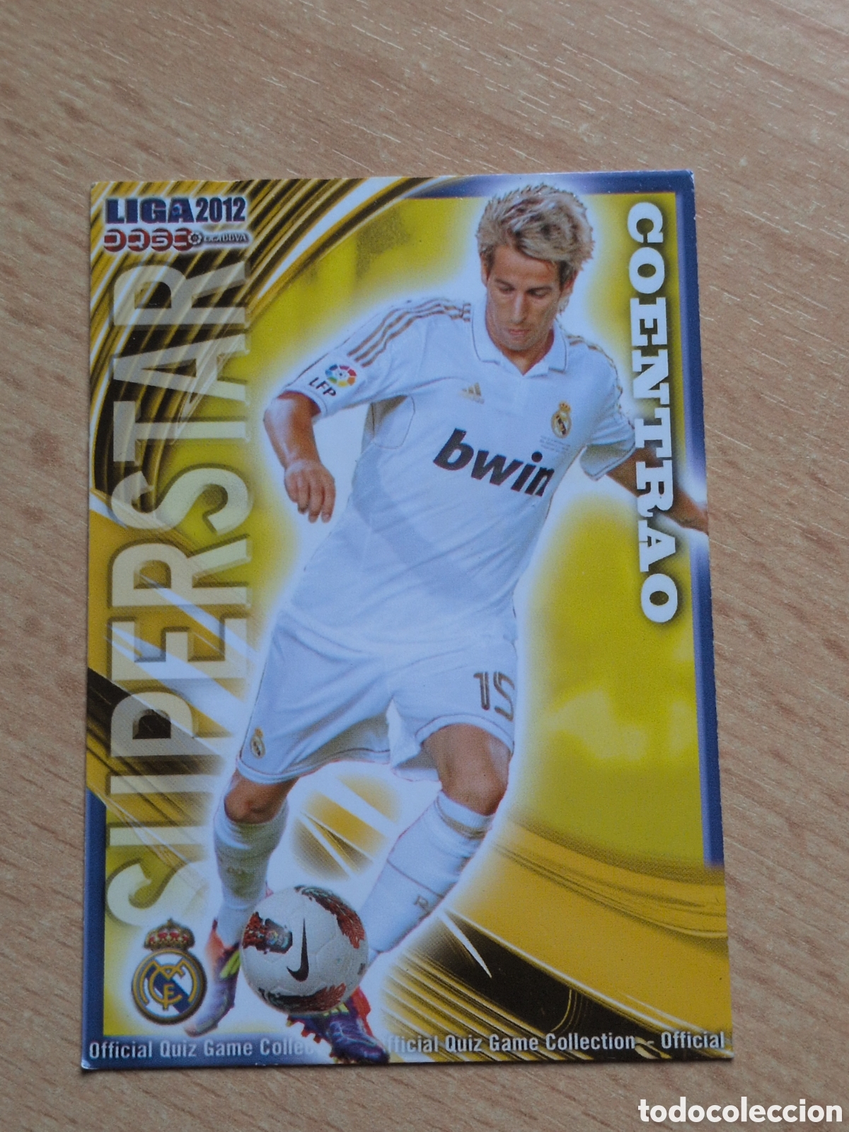 Cromos de f&uacute;tbol: Coentrao Superstar Real Madrid Mundicromo 2012 n&uacute;mero 51