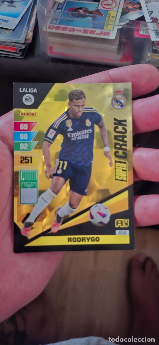 Cromos de f&uacute;tbol: Rodrygo 456 - Super Crack - Adrenalyn XL LaLiga 2023-2024 Panini