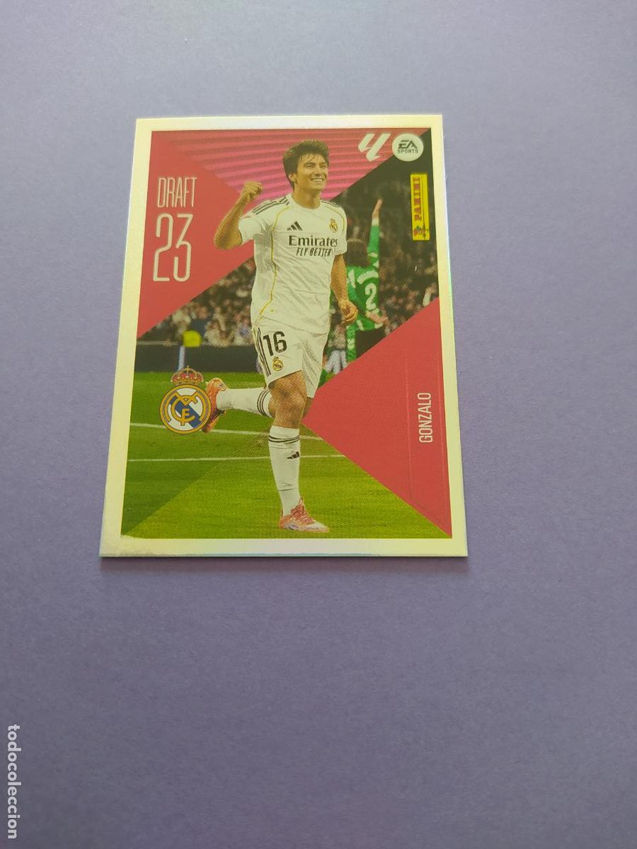 Cartes &agrave; collectionner de Football: LIGA ESTE 2026 2027 26 27 NUEVO - DRATF N&ordm; 9 GONZALO REAL MADRID