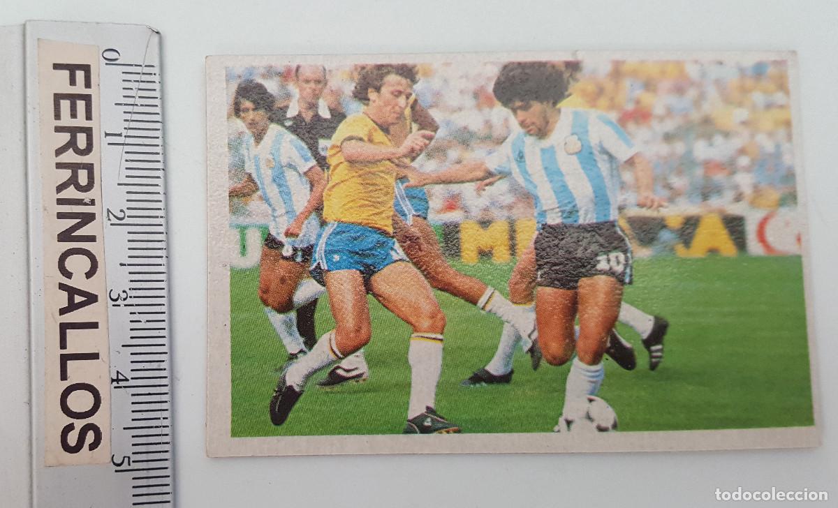 Cartes &agrave; collectionner de Football: DIEGO ARMANDO MARADONA, MIS DRIBLINGS 63, CROMO ESPORT SA, LIGA 1&ordf; DIVISI&Oacute;N 1984 85, SIN PEGAR