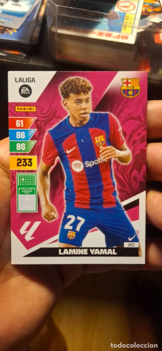 Cromos de f&uacute;tbol: Lamine Yamal 90 - Rookie Card - Adrenalyn XL LaLiga 2023-2024 Panini