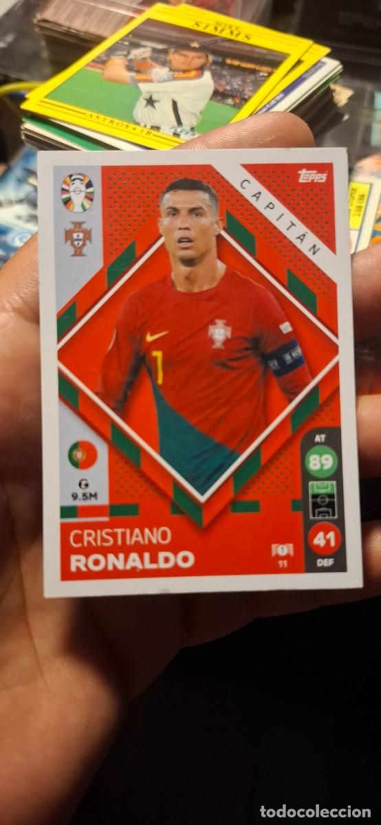 Cromos de Futebol: Cristiano Ronaldo 11 - Capit&aacute;n - Topps Match Attax All-Stars Euro 2024 Lidl