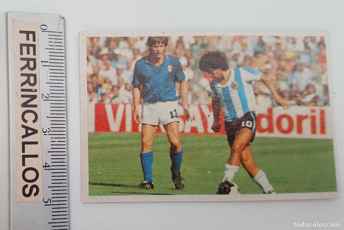 Cromos de f&uacute;tbol: DIEGO ARMANDO MARADONA, MIS DRIBLINGS 59, CROMO ESPORT SA, LIGA 1&ordf; DIVISI&Oacute;N 1984 85, SIN PEGAR