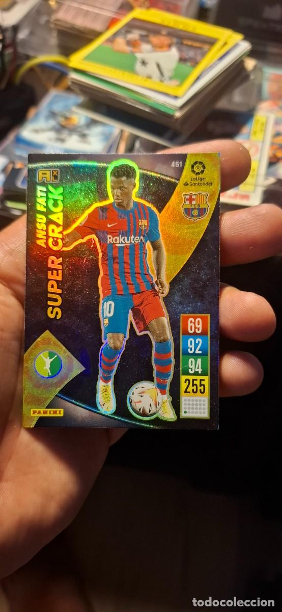 Cromos de f&uacute;tbol: Ansu Fati 451 - Super Crack - Adrenalyn XL LaLiga 2021-2022 Panini