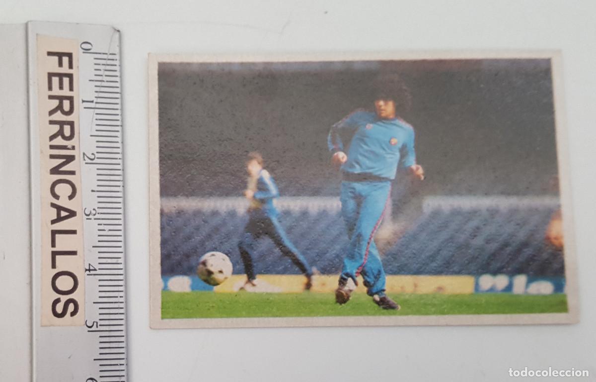 Cromos de f&uacute;tbol: DIEGO ARMANDO MARADONA, MIS PASES 55, CROMO ESPORT SA, LIGA 1&ordf; DIVISI&Oacute;N 1984 85, SIN PEGAR