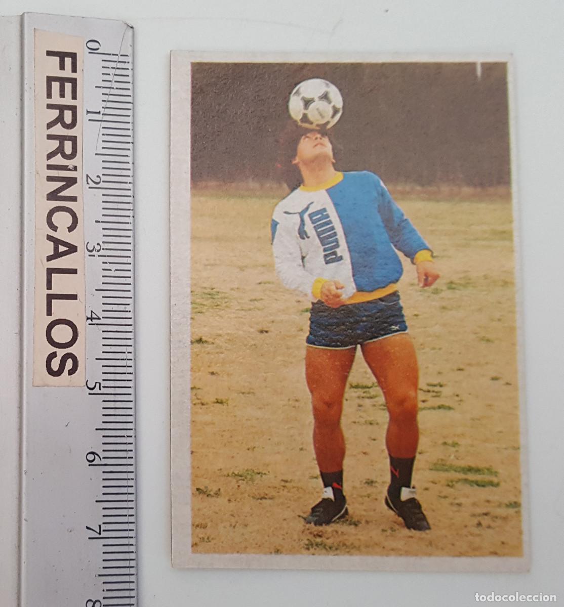 Cromos de f&uacute;tbol: DIEGO ARMANDO MARADONA, MIS HABILIDADES 48, CROMO ESPORT SA, LIGA 1&ordf; DIVISI&Oacute;N 1984 85, SIN PEGAR