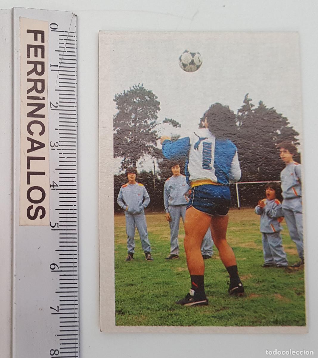 Cromos de f&uacute;tbol: DIEGO ARMANDO MARADONA, MIS HABILIDADES 46, CROMO ESPORT SA, LIGA 1&ordf; DIVISI&Oacute;N 1984 85, SIN PEGAR
