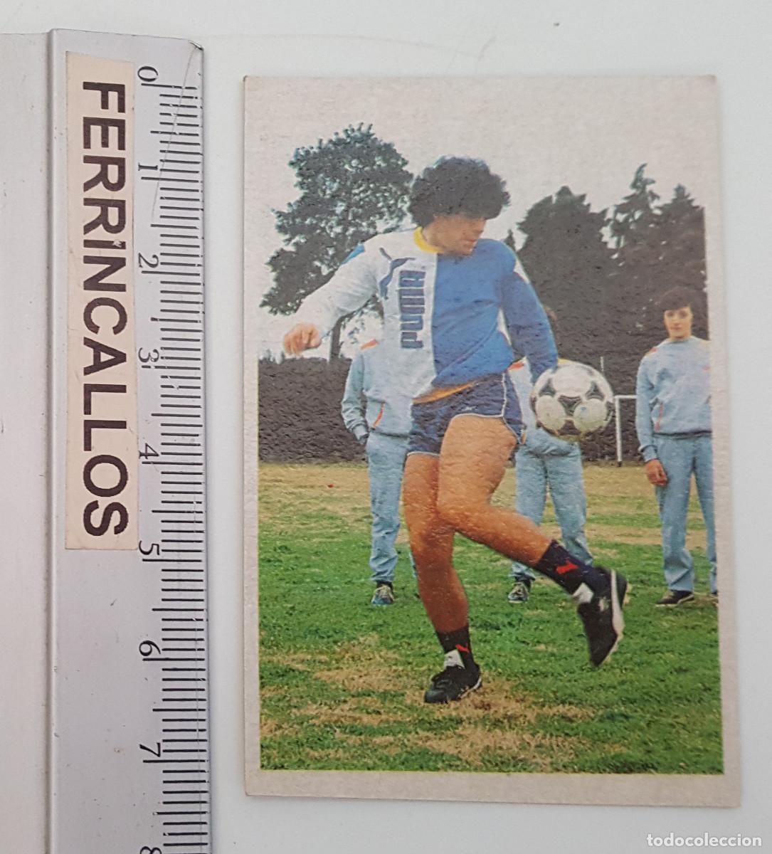 Cromos de f&uacute;tbol: DIEGO ARMANDO MARADONA, MIS HABILIDADES 45, CROMO ESPORT SA, LIGA 1&ordf; DIVISI&Oacute;N 1984 85, SIN PEGAR
