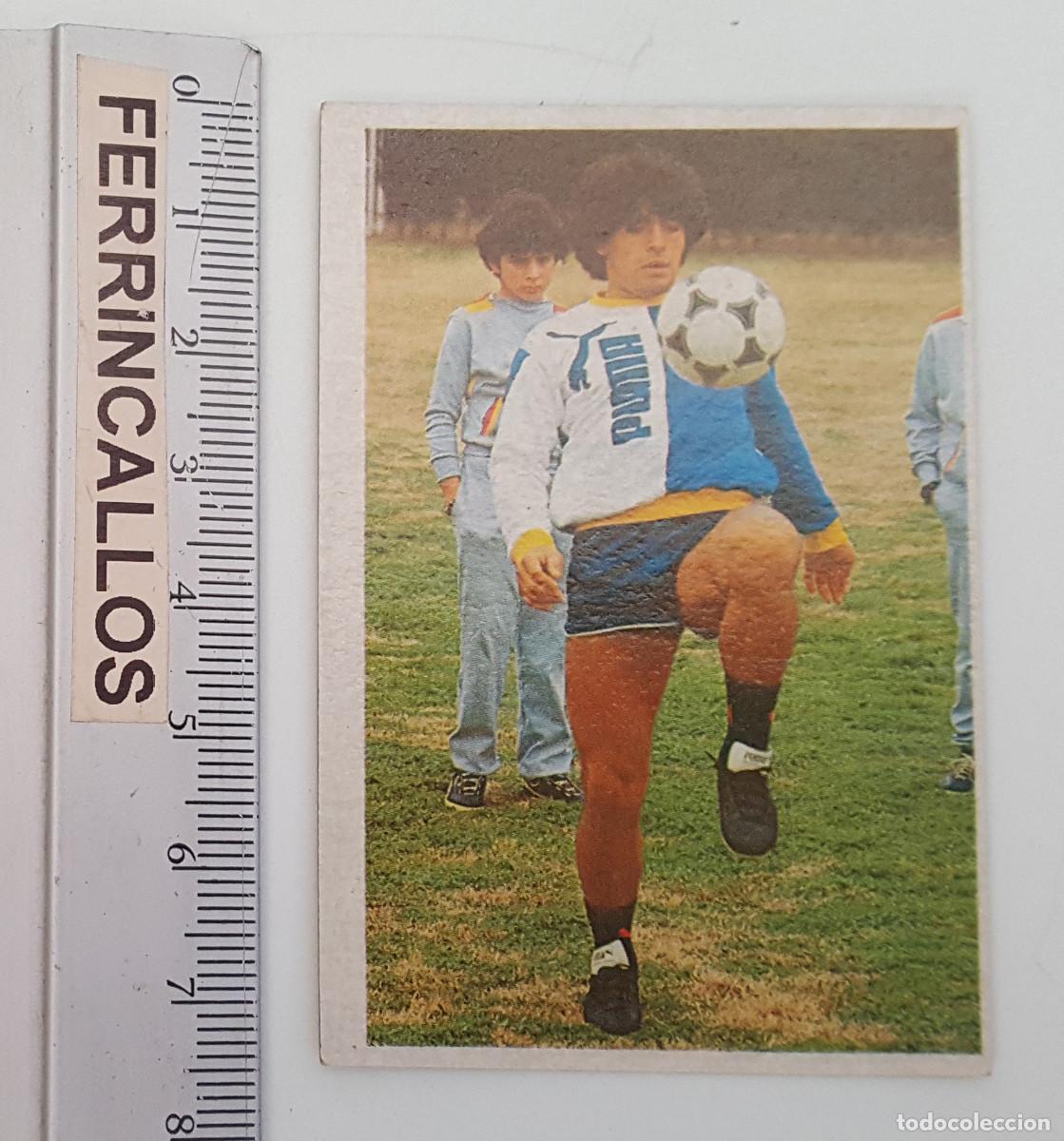 Cromos de f&uacute;tbol: DIEGO ARMANDO MARADONA, MIS HABILIDADES 44, CROMO ESPORT SA, LIGA 1&ordf; DIVISI&Oacute;N 1984 85, SIN PEGAR