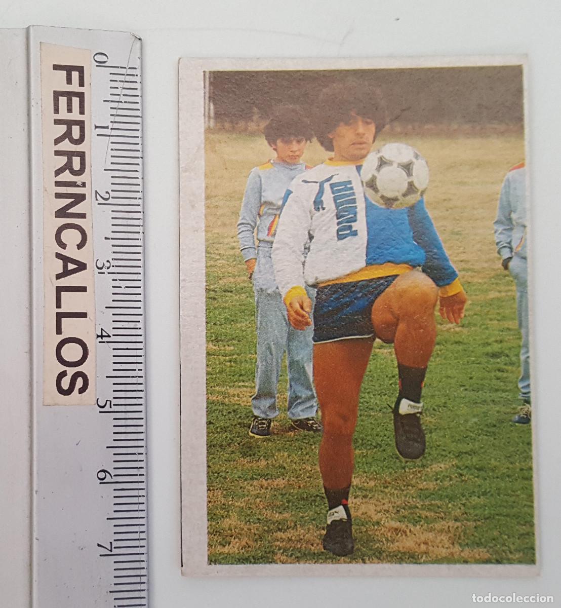 Cromos de f&uacute;tbol: DIEGO ARMANDO MARADONA, MIS HABILIDADES 44, CROMO ESPORT SA, LIGA 1&ordf; DIVISI&Oacute;N 1984 85, SIN PEGAR