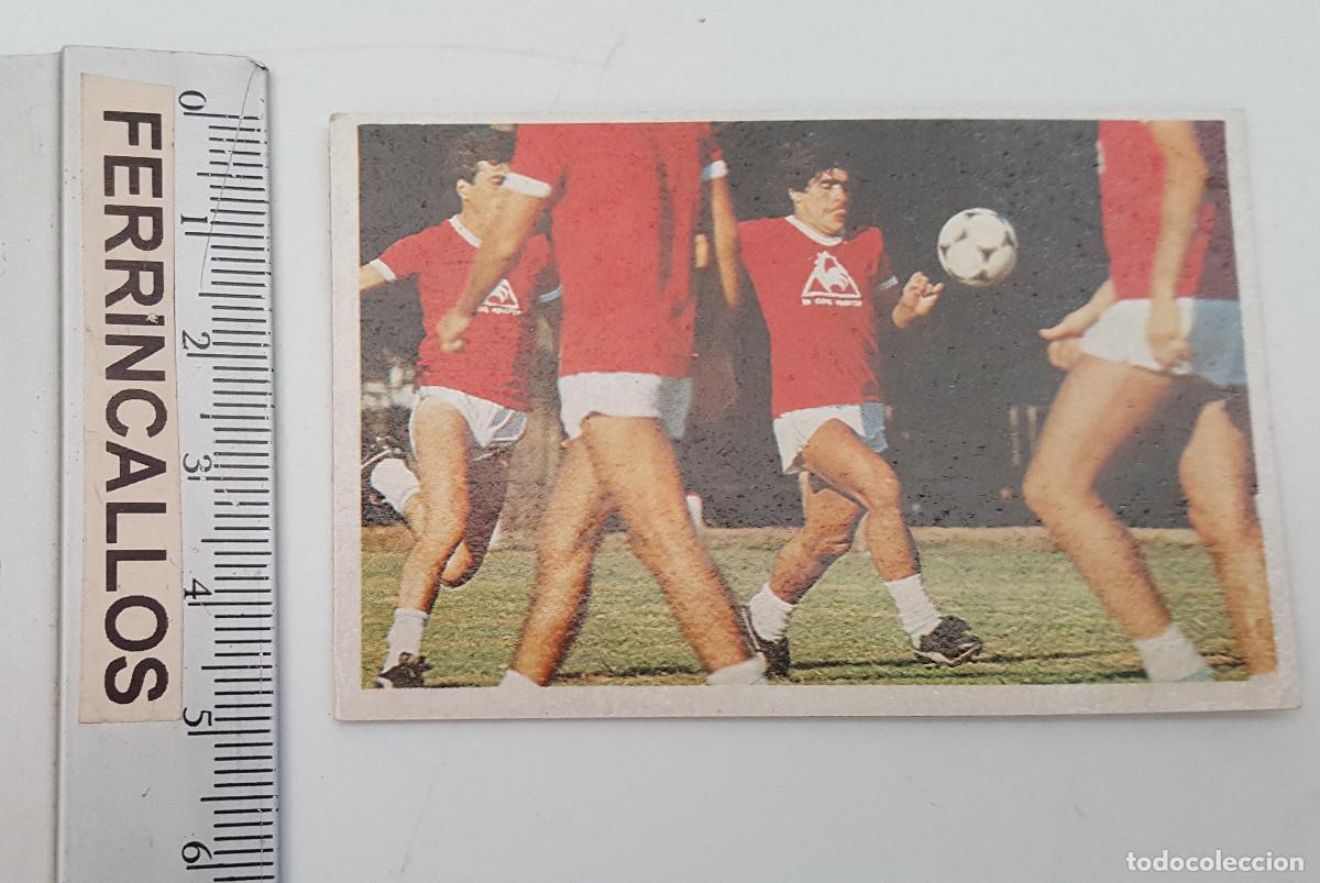 Cromos de f&uacute;tbol: DIEGO ARMANDO MARADONA, MIS ENTRENAMIENTOS 40, CROMO ESPORT SA, LIGA 1&ordf; DIVISI&Oacute;N 1984 85, SIN PEGAR