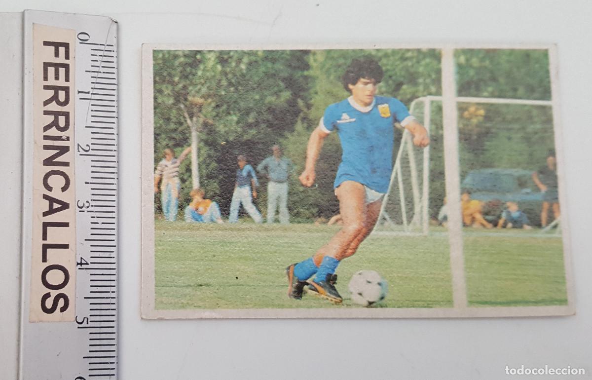Cromos de f&uacute;tbol: DIEGO ARMANDO MARADONA, MIS ENTRENAMIENTOS 31, CROMO ESPORT SA, LIGA 1&ordf; DIVISI&Oacute;N 1984 85, SIN PEGAR