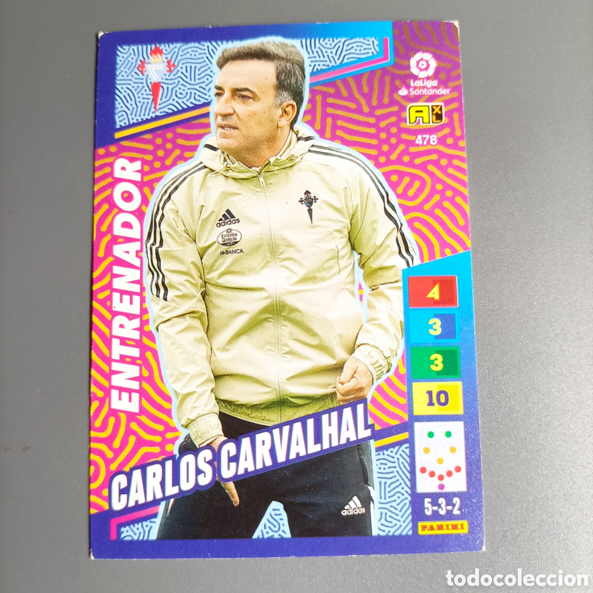 Cromos de Futebol: ADRENALYN LIGA 2022-2023 (CELTA) №478 CARLOS CARVALHAL