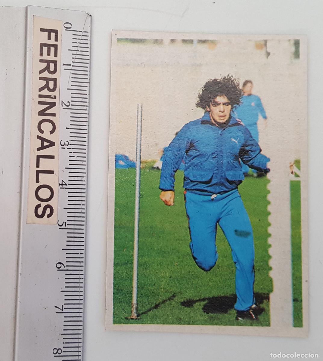 Figurine di Calcio: DIEGO ARMANDO MARADONA, MIS ENTRENAMIENTOS 25, CROMO ESPORT SA, LIGA 1&ordf; DIVISI&Oacute;N 1984 85, SIN PEGAR