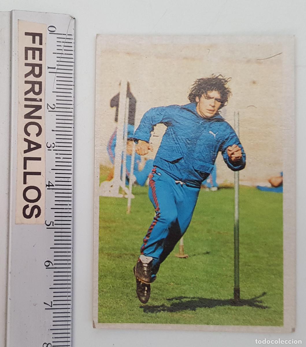 Figurine di Calcio: DIEGO ARMANDO MARADONA, MIS ENTRENAMIENTOS 24, CROMO ESPORT SA, LIGA 1&ordf; DIVISI&Oacute;N 1984 85, SIN PEGAR