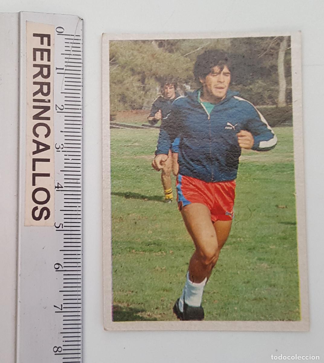 Cromos de f&uacute;tbol: DIEGO ARMANDO MARADONA, MIS ENTRENAMIENTOS 21, CROMO ESPORT SA, LIGA 1&ordf; DIVISI&Oacute;N 1984 85, SIN PEGAR