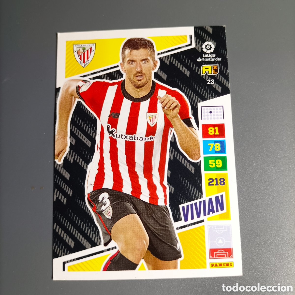 Cromos de f&uacute;tbol: ADRENALYN LIGA 2022-2023 (ATHLETIC) №23 VIVIAN
