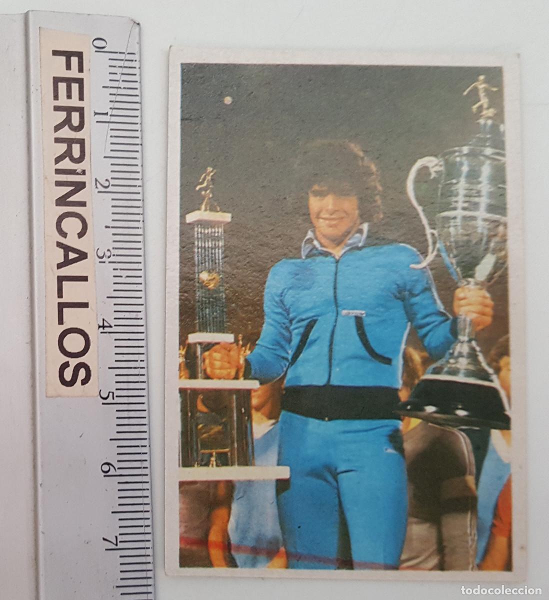 Cartes &agrave; collectionner de Football: DIEGO ARMANDO MARADONA, MIS TROFEOS 16, CROMO ESPORT SA, LIGA 1&ordf; DIVISI&Oacute;N 1984 85, SIN PEGAR