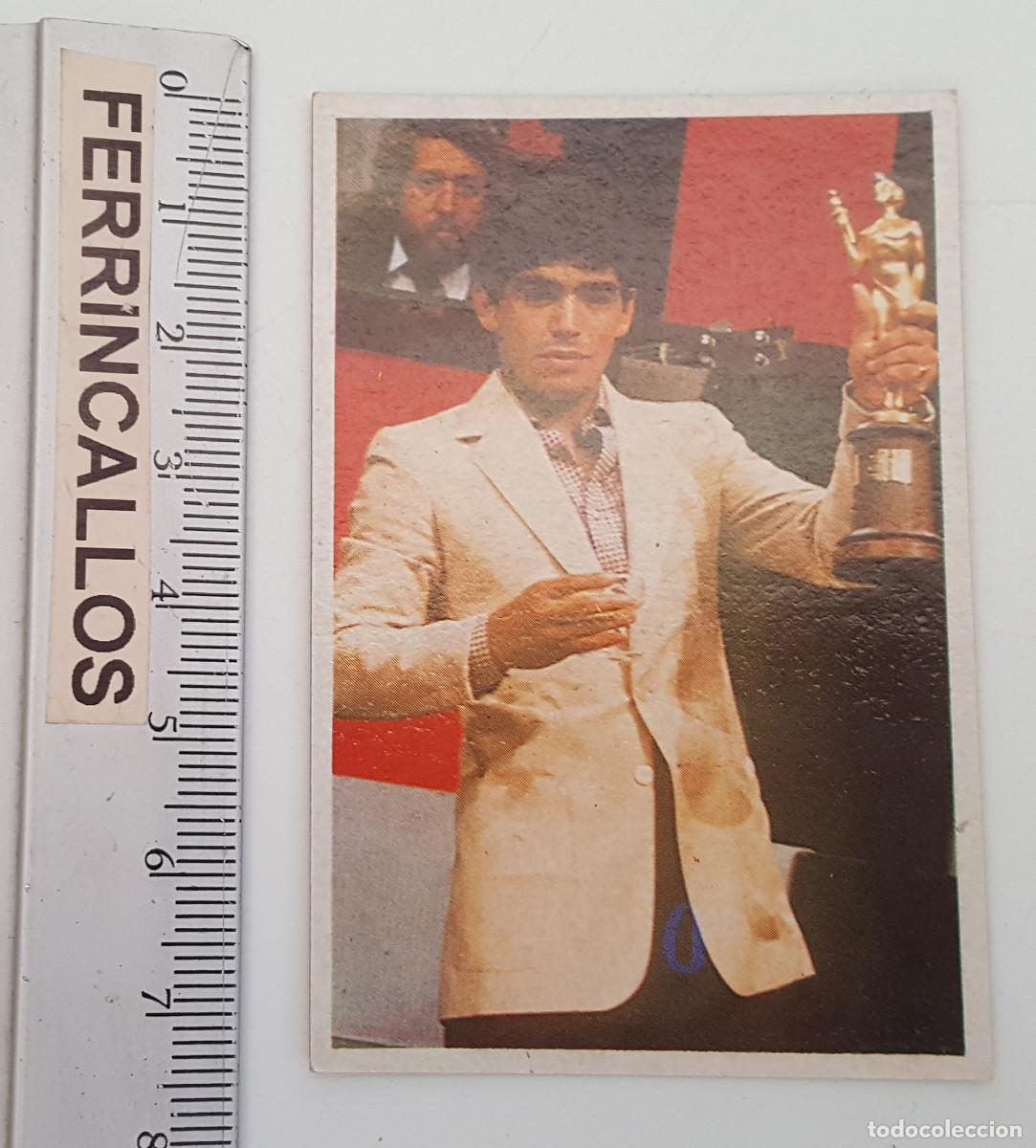 Figurine di Calcio: DIEGO ARMANDO MARADONA, MIS TROFEOS 13, CROMO ESPORT SA, LIGA 1&ordf; DIVISI&Oacute;N 1984 85, SIN PEGAR
