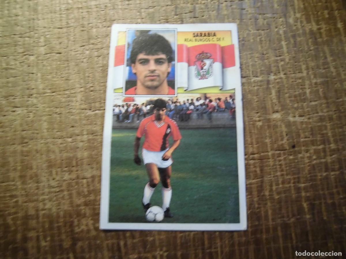Cromos de f&uacute;tbol: SARABIA REAL BURGOS LIGA 90-91 EDICIONES ESTE CROMO RECUPERADO