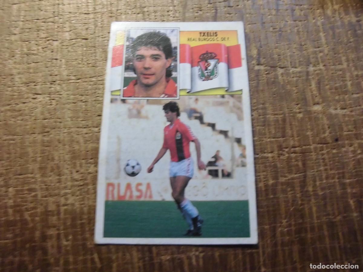Cromos de f&uacute;tbol: TXELIS REAL BURGOS LIGA 90-91 EDICIONES ESTE CROMO RECUPERADO