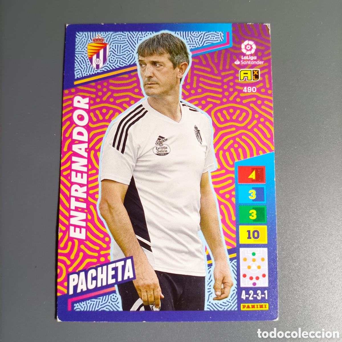 Cromos de f&uacute;tbol: ADRENALYN LIGA 2022-2023 (VALLADOLID) №490 PACHETA