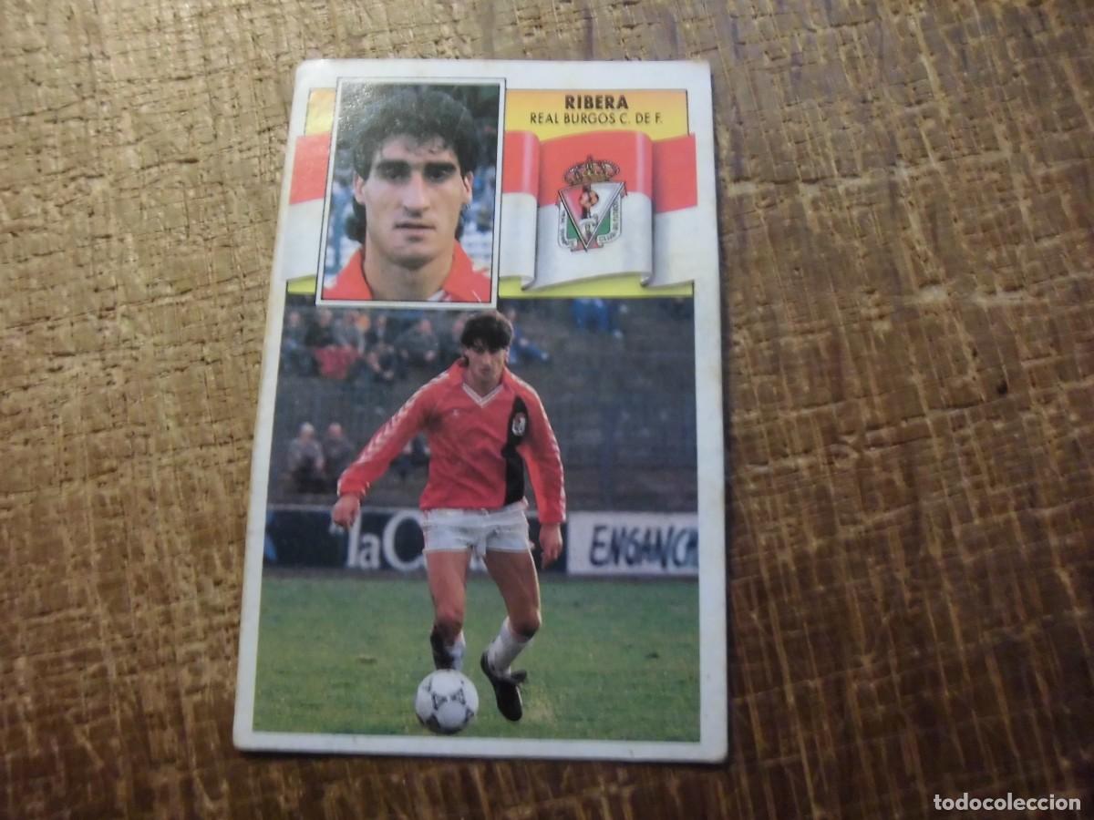 Cromos de f&uacute;tbol: RIBERA REAL BURGOS LIGA 90-91 EDICIONES ESTE CROMO RECUPERADO