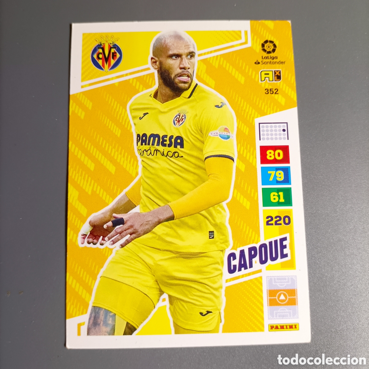 Cromos de f&uacute;tbol: ADRENALYN LIGA 2022-2023 (VILLARREAL) №352 CAPOUE