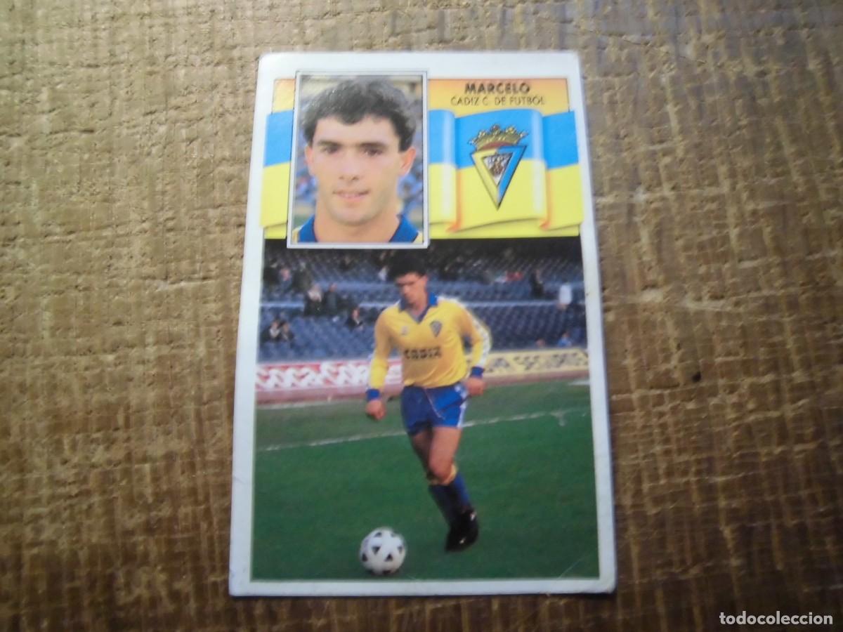 Cromos de f&uacute;tbol: MARCELO C&Aacute;DIZ C.F. LIGA 90-91 EDICIONES ESTE CROMO RECUPERADO