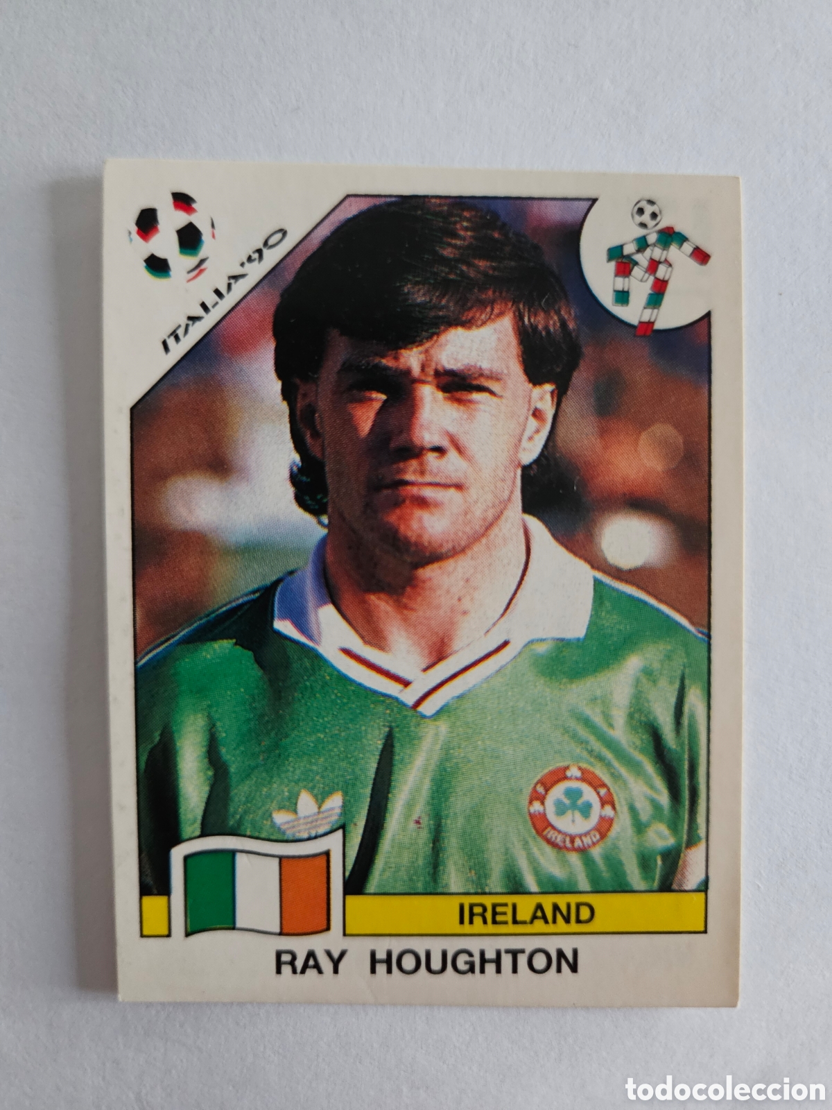 Cromos de f&uacute;tbol: RAY HOUGHTON SELECCION IRLANDA 433 MUNDIAL ITALIA 90 PANINI NUNCA PEGADO SIN PEGAR