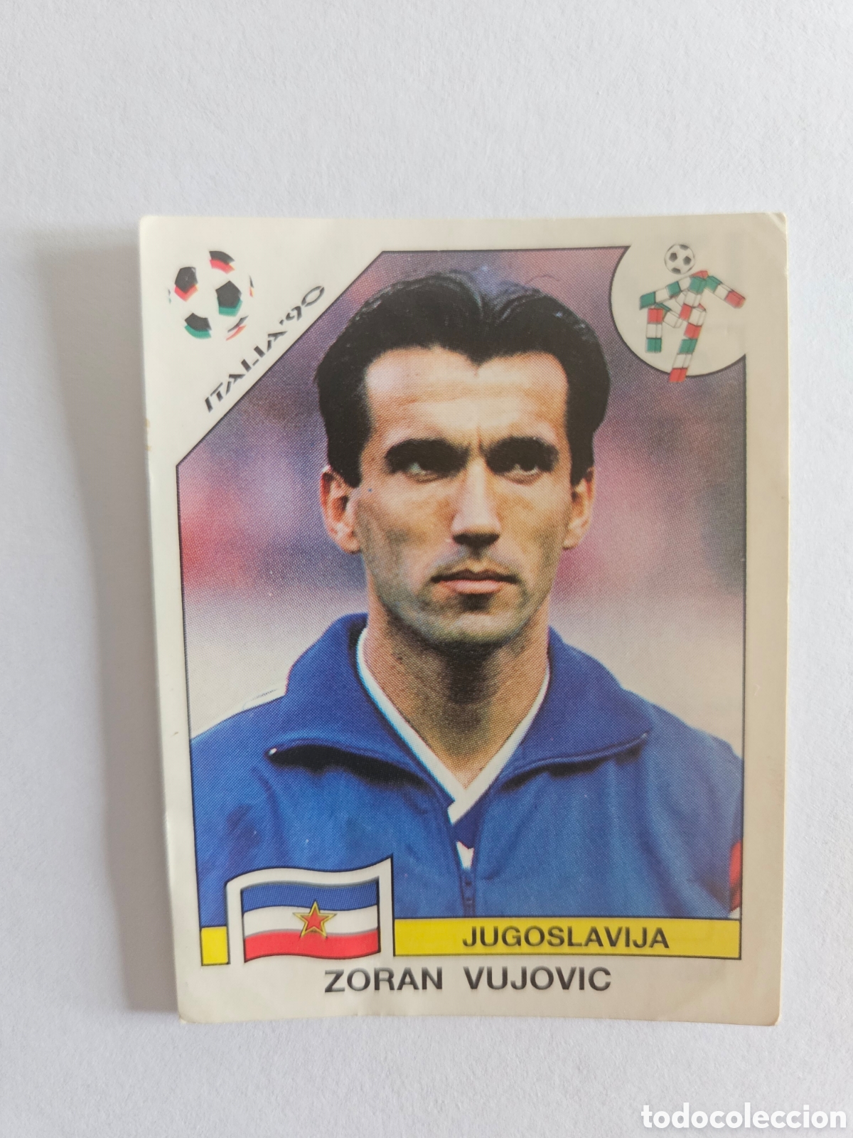 Cromos de f&uacute;tbol: ZORAN VUJOVIC SELECCION YUGOSLAVIA 276 MUNDIAL ITALIA 1990 90 PANINI NUNCA PEGADO SIN PEGAR