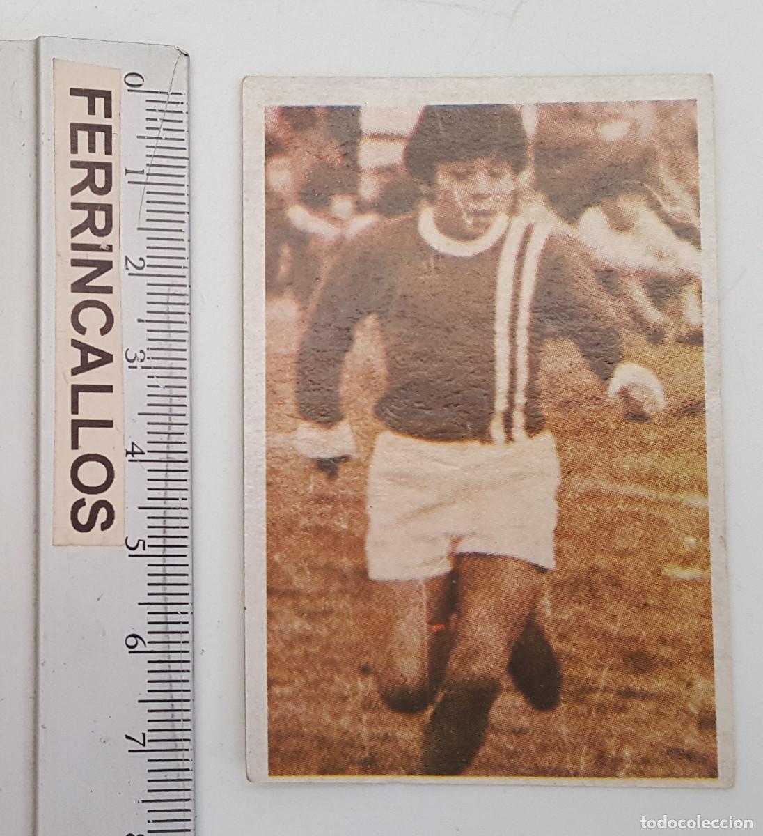 Cromos de f&uacute;tbol: DIEGO ARMANDO MARADONA, MIS EQUIPOS 1, CROMO ESPORT SA, LIGA 1&ordf; DIVISI&Oacute;N 1984 85, SIN PEGAR